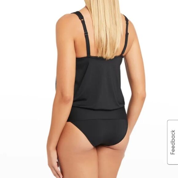 Sea Level black tankini singlett top. Blouson multi fit size 4.… - Picture 3 of 5
